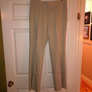 Jones New York Signature fully lined dress khaki, tan pants, size 12